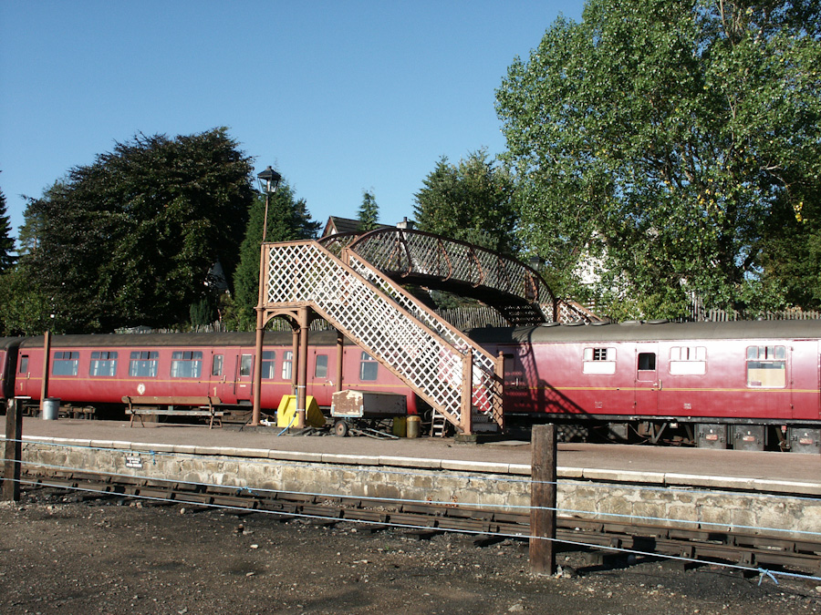 Strathspey Railway, Boat of Garten Station, Footbridge